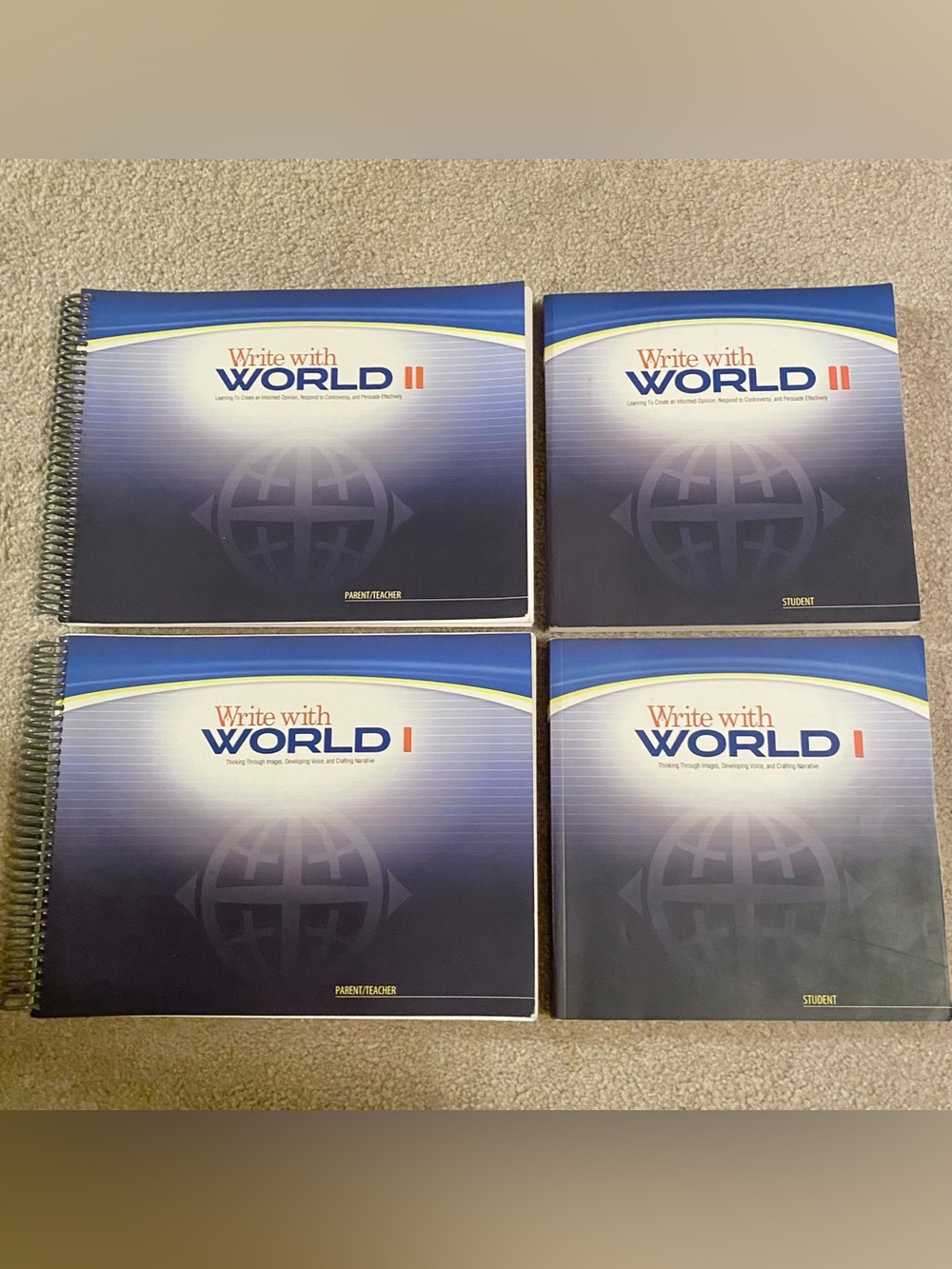 Set 4 Write with World I II Student Teacher Books Thinking Through Images Voice